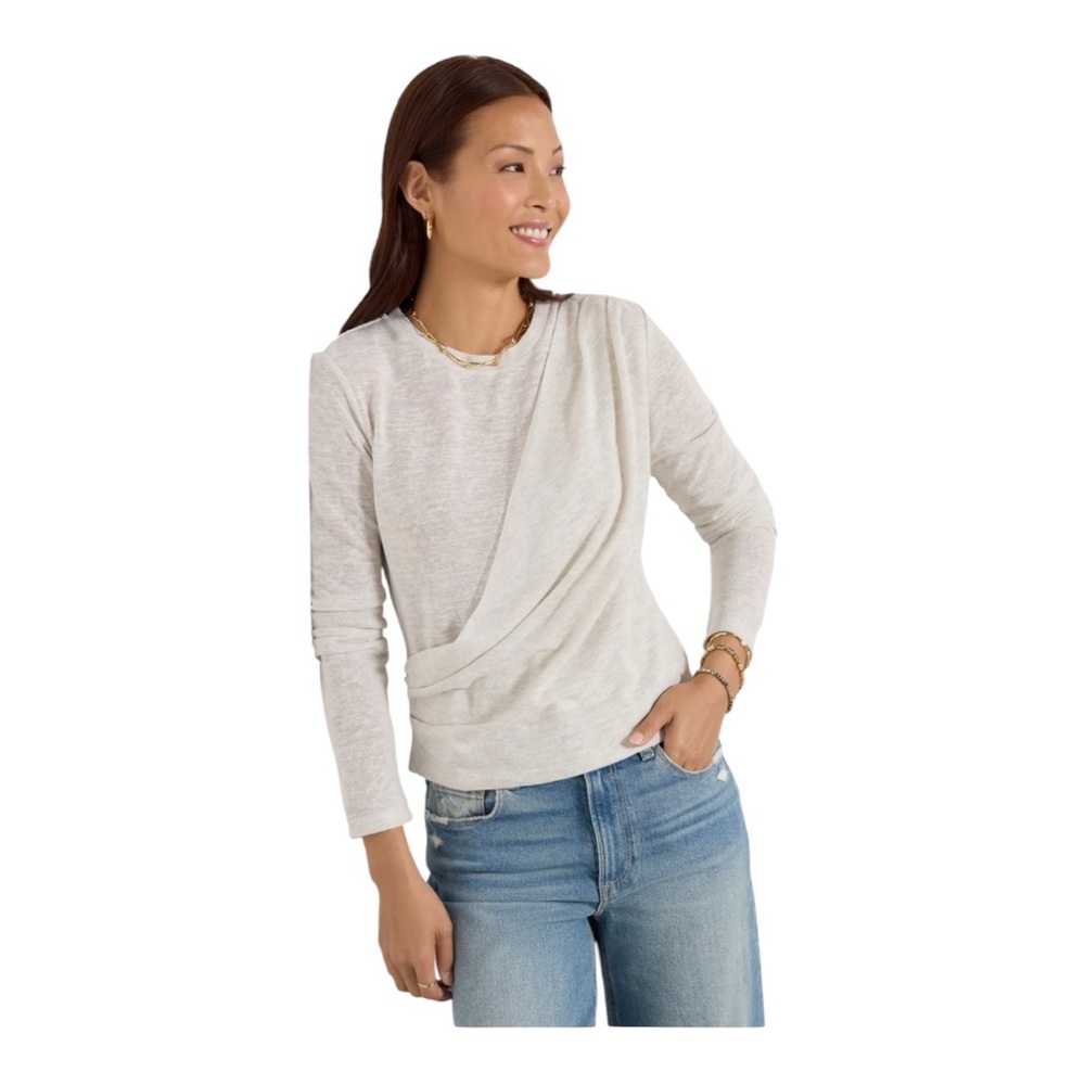 Sanctuary Light Gray Long Sleeve Top